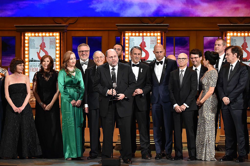 Producer and prolific emailer Scott Rudin accepted the Tony for Best Revival of a Play for "A View From The Bridge"<br>